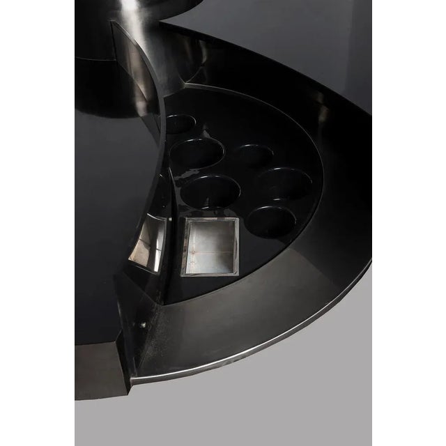 Mario Sabot Harry's Bar Rotating Table by Massimo Papiri for Mario Sabot, Italy For Sale - Image 4 of 8
