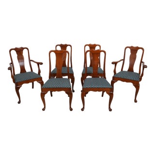 Set of 6 Stickley Cherry Valley Dining Room Chairs For Sale