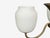 Cream 1940s Danish Modern, Pendant Light, Brass, Glass For Sale - Image 8 of 12