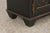 Black Regency Style Paint Decorated Open Bookshelf Unit For Sale - Image 8 of 16
