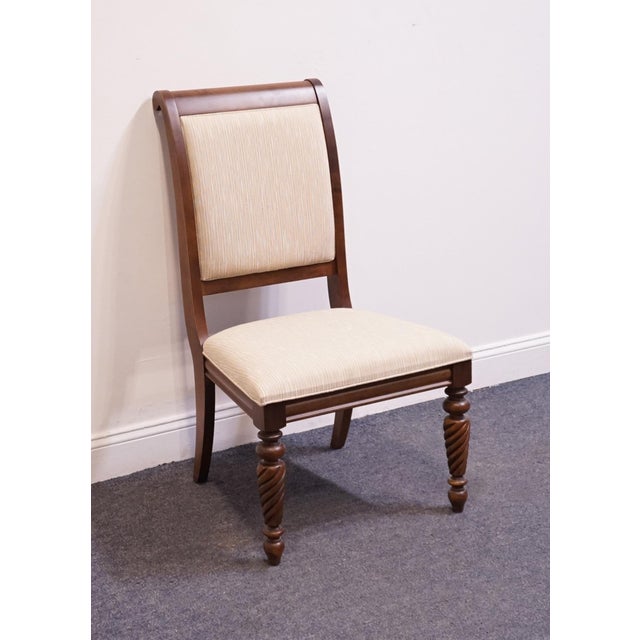 Broyhill Broyhill Furniture British Empire Collection Cherry Dining Side Chair 7325-83 For Sale - Image 4 of 14