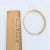 Early 21st Century White Diamond Round Bangle in 14K Yellow Gold For Sale - Image 5 of 5