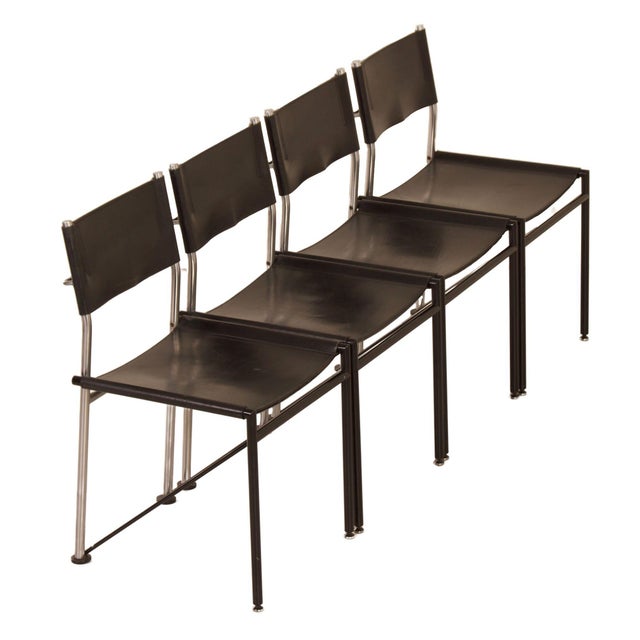 Dining Chairs by Arnold Merckx for Metaform, 1980s, Set of 4 For Sale - Image 14 of 14