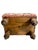 Mackenzie Childs Vintage French Provincial Style Red Toile Foot Stool in the Style of Mackenzie Childs For Sale - Image 4 of 13