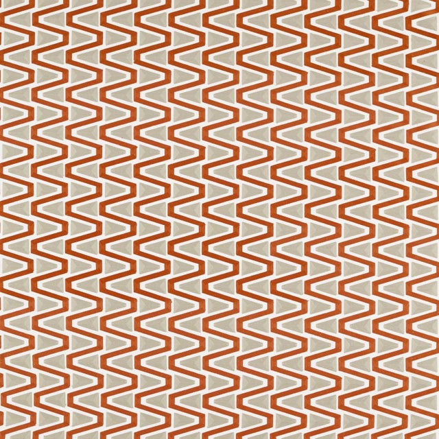 Harlequin Perception Fabric in Brazilian Rosewood/Shiitake/New Beginnings For Sale