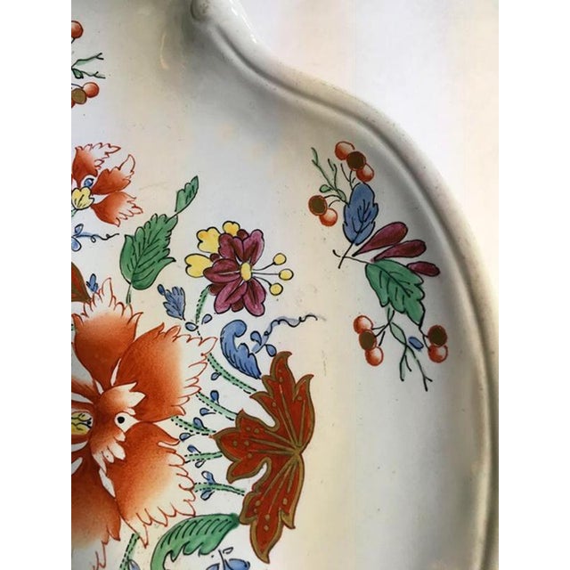 Mid-18th Century Porcelain Hand Painted Tulip Decor Bowl by Richard Ginori, 1750 For Sale - Image 17 of 18