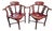 Mid 20th Century Ming Style Chinese Mother of Pearl Inlay Corner Chairs - A Pair For Sale