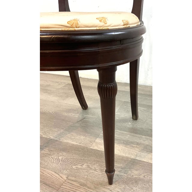 Antique Gothic Revival Mahogany Petit Side Dining Chairs Set of 8 For Sale In Atlanta - Image 6 of 15