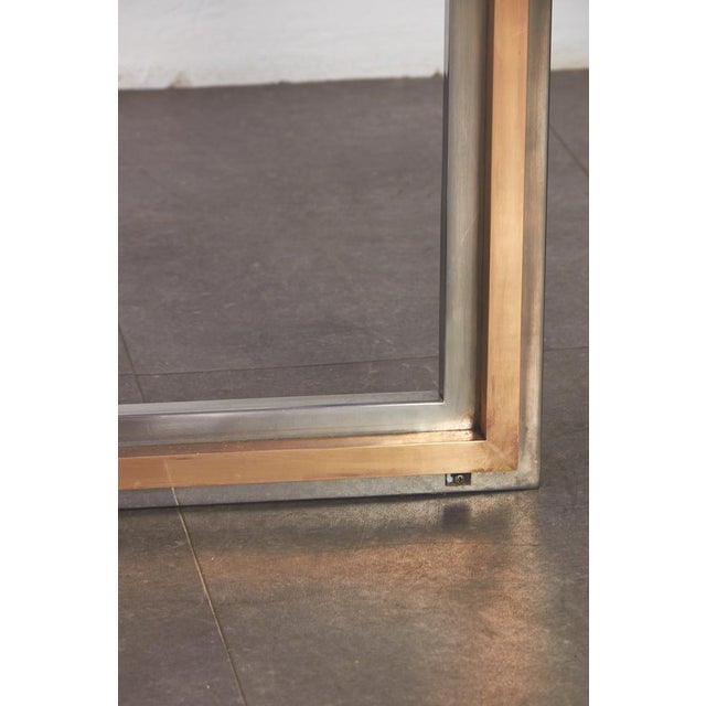 Octagonal Brass Table by Renato Zevi, 1970s For Sale - Image 5 of 18