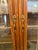 Wood 1910 Arts & Crafts Mission Style Double-Door Leaded Glass Bookcase For Sale - Image 7 of 9