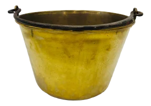 Antique Brass & Iron Pot