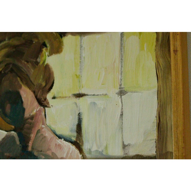 Ebbe Höglund, Woman's Study, 1960s, Oil on Canvas, Framed For Sale - Image 7 of 11