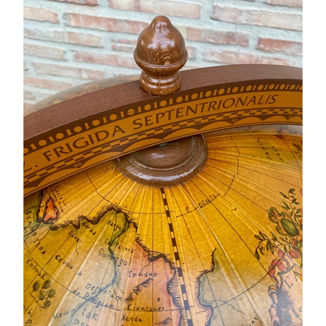 Vintage Italian World Globe Dry Bar, 1960s For Sale - Image 14 of 18
