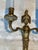 Bronze Set of four Louis XVI style bronze wall sconces For Sale - Image 8 of 12