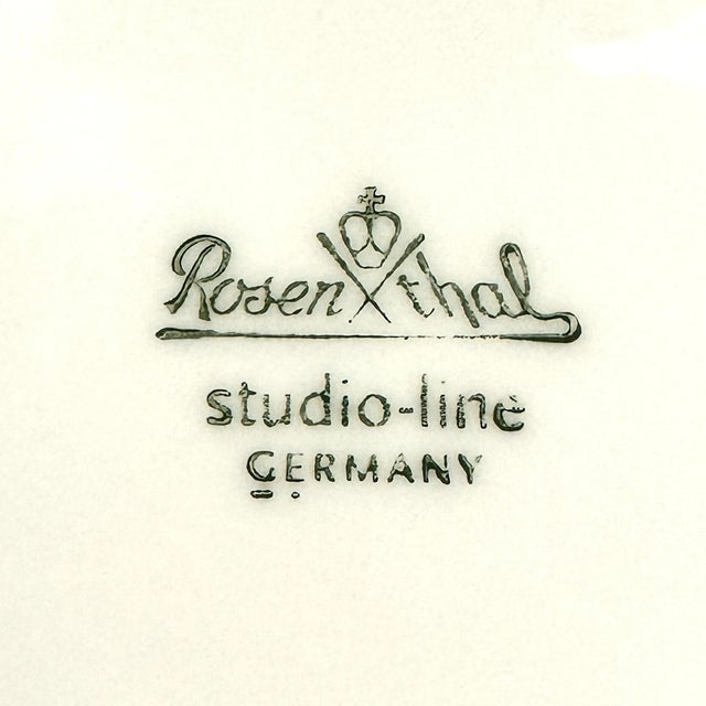 Matte White Bisque Porcelain 4-Sided Vase by Rosenthal Studio Line, Circa 1990s For Sale - Image 9 of 9