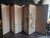 An equisite decorative and functional six panel folding screen / buôby, perfect as a room divider or large wall painting....