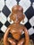 Indian Vintage Indian Terracotta Seated Woman Folk Art Sculpture, 10" For Sale - Image 3 of 18