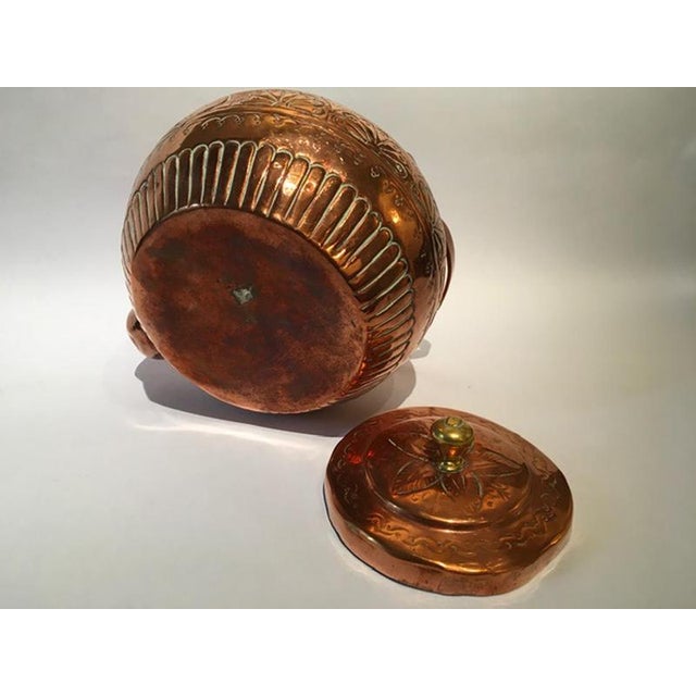 Copper Water Kettle Pot, Tuscany, Italy, 1890s For Sale - Image 17 of 18