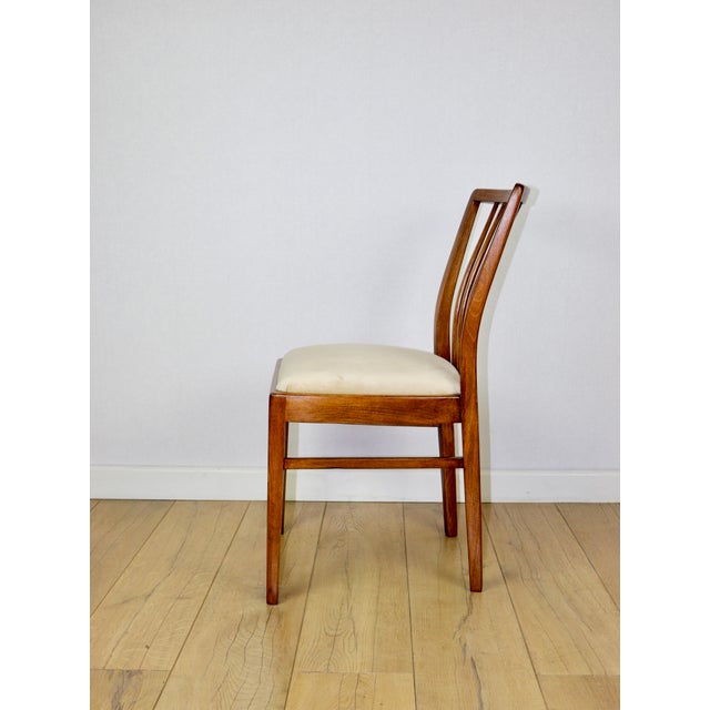 Vintage Chairs in Beige Velvet, 1970, Set of 4 For Sale - Image 10 of 14