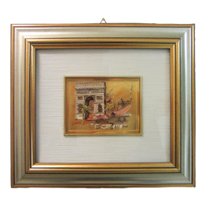 1990s G Borelli Signed Chromatography Art Paris Champs Elysee Reproduction