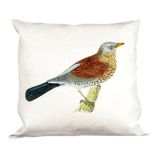 Thrush Linen Pillow For Sale