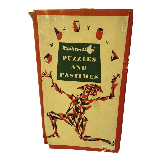 1957 “Mathematical Puzzles and Pastimes” Book For Sale