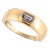 Genuine Tanzanite Ring in 18k Solid Yellow Gold Size 8 For Sale