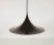 Round Brown Pendant Lamp from Fog & Morup, 1970s, in Very Good conditions. Designed 1970 to 1979 European Plug (up to...
