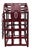 This antique-style wrought iron wine rack is beautifully crafted in a domed chest design, evoking classic French cellar...