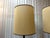 White Danish Mid-Century Lamps with Original Shades - a Pair For Sale - Image 8 of 13