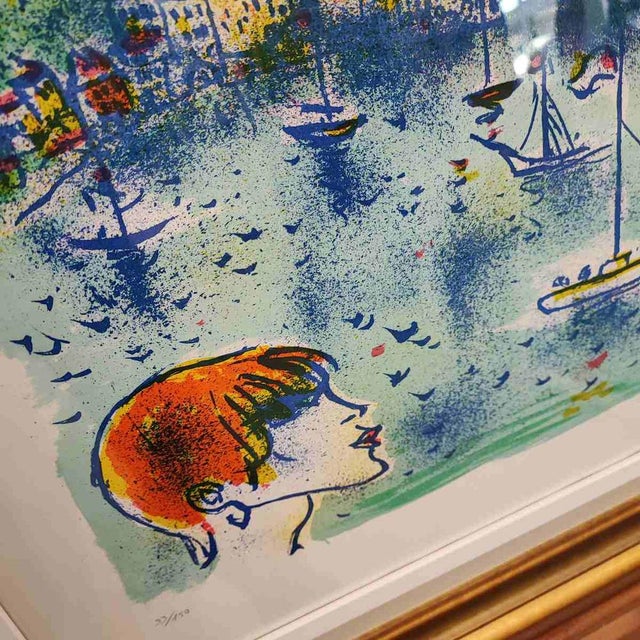 Franco Rognoni, Lithograph, Framed For Sale - Image 3 of 10