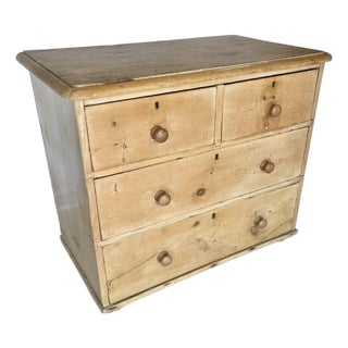 Late 19th Century English Pine Chest of Drawers For Sale