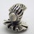 Silver Vintage Italian Handmade Sterling Silver 925 Woman With Fan Bust Figurine Decorative Solid Sculpture For Sale - Image 8 of 14