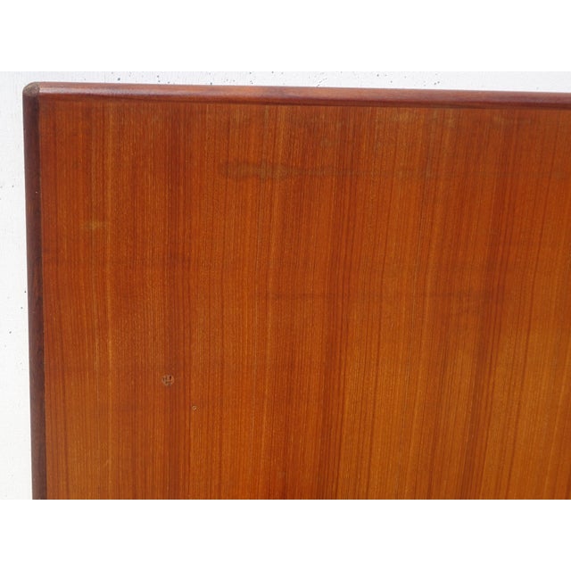 Brown Vintage Teak Bed with Integrated Nightstand, 1960s For Sale - Image 8 of 18