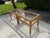 Vintage Woven Rattan End Tables With Glass Tops, Pair For Sale - Image 9 of 12