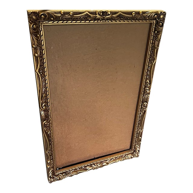 Gold Syroco Gilded Vintage Lightweight Frame Without Glass For Sale