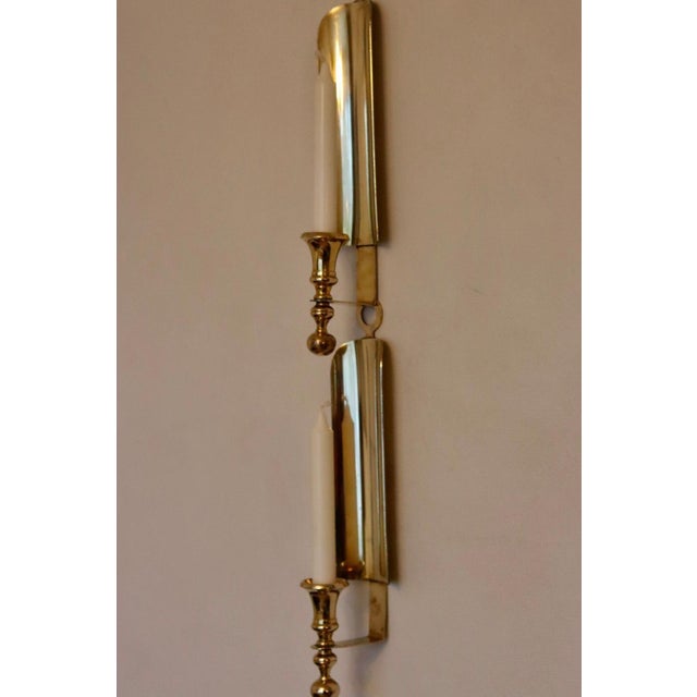 Mid-Century Swedish Brass Sconces, Set of 2 For Sale - Image 16 of 18