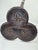 Wood Antique Oak Side Table with Ornate Tabletop, 1920s For Sale - Image 7 of 10
