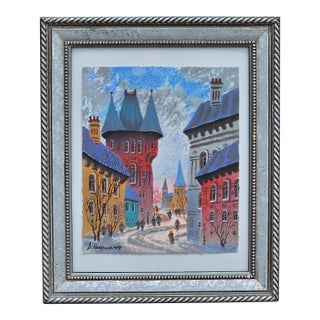 Anatole Krasnyansky "Old Ridge" 1998 Signed Limited Edition Serigraph Ukranian For Sale