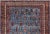 Antique Persian Afshar Rug in Beautiful Blue Background With Tribal Motifs 4'8 X 6'0 For Sale - Image 4 of 11