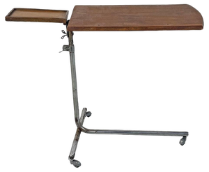 Mid-Century Modern Italian Wood and Metal Industrial Work Table, 1960s