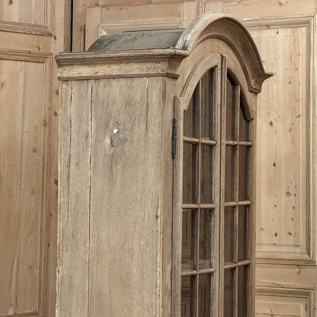 18th Century French Provincial Stripped Oak Bookcase For Sale In Dallas - Image 6 of 18