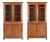 Pair of French Two-Part Pitch Pine Cabinets, C. 1880 For Sale