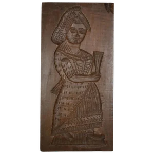 Double Sided Wooden Gingerbread Mold