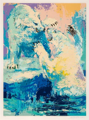 LeRoy Neiman "Polar Bears"