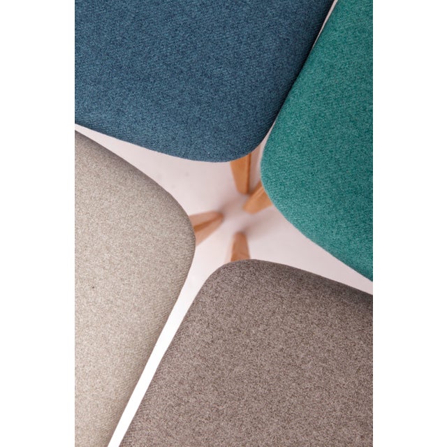 Vintage German Dining Chairs in Beech, 1970s, Set of 8 For Sale - Image 9 of 10