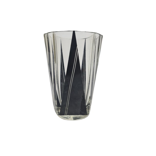 Art Deco Glass Carafe from Karel Palda, Czechoslovakia, 1930s For Sale - Image 16 of 16