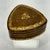 Italian 1920's Vintage Heart Shaped Italian Leather Box For Sale - Image 3 of 10