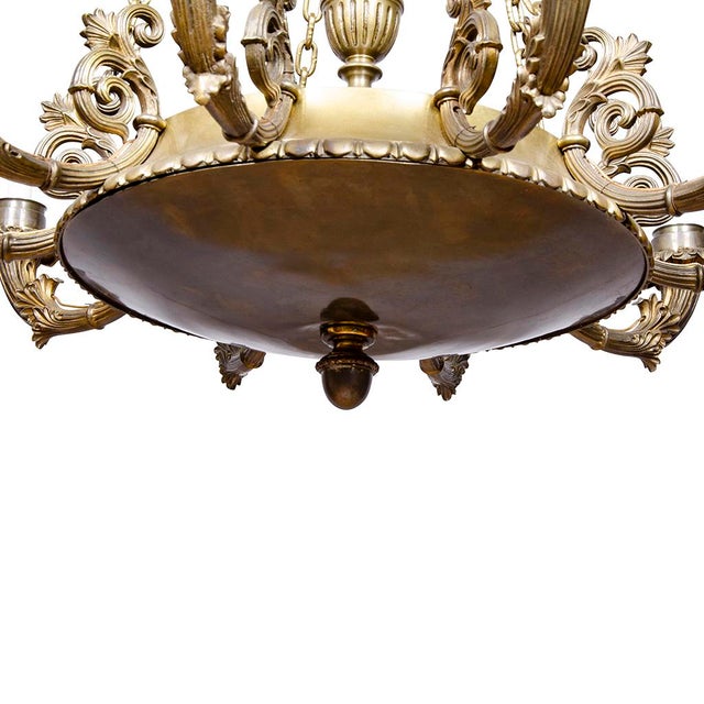 Bronze Empire Style Bronze Chandelier For Sale - Image 8 of 12