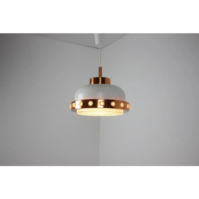 Copper Mid-Century German Pendant Lamp, 1970s For Sale - Image 8 of 13